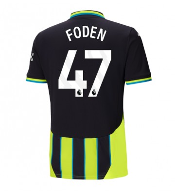 Manchester City Phil Foden #47 Udebanetrøje 2024-25 Kort ærmer